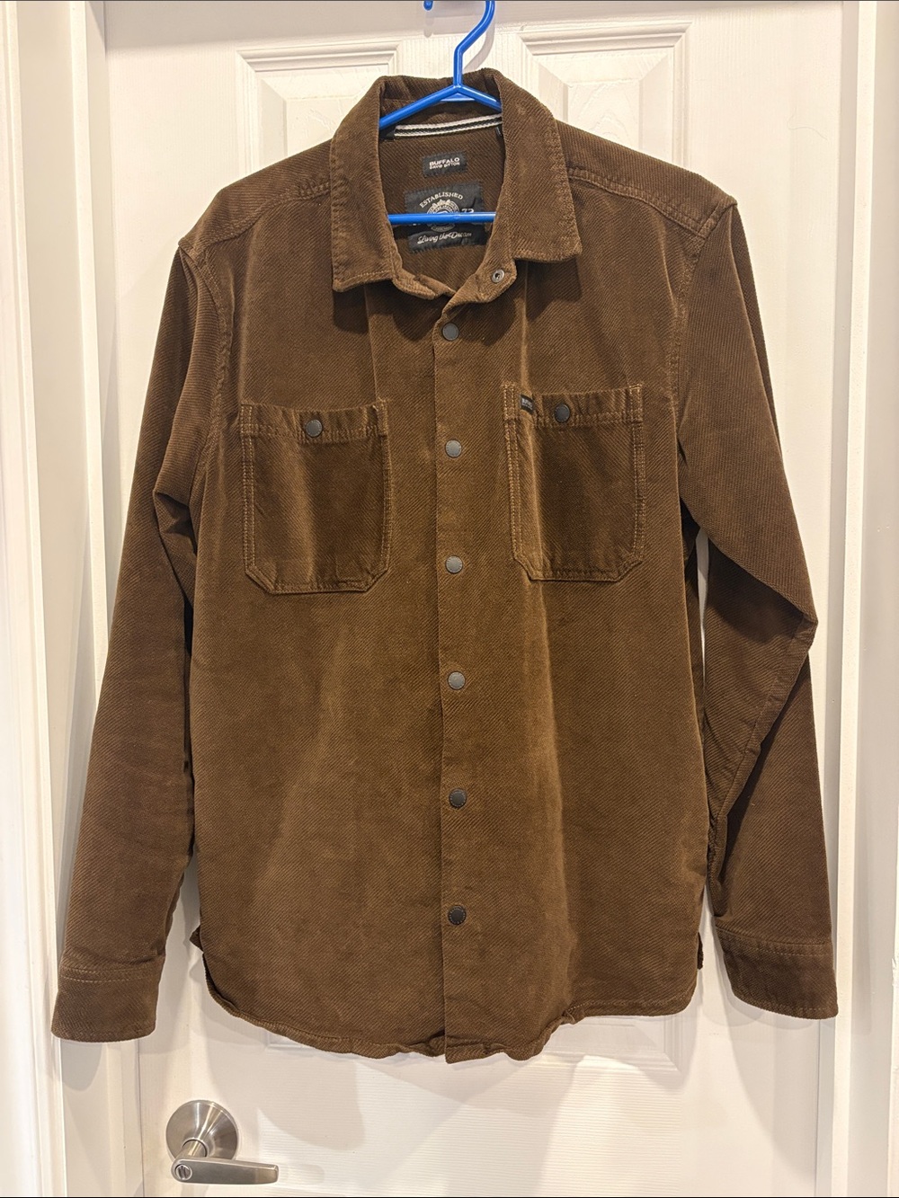 Buffalo David Bitton Brown Corduroy Shirt Jacket